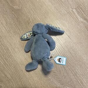 Jellycat BLOSSOM DUSKY BLUE BUNNY Small Plush Toy  RETIRED RARE HTF LOVEY! H76